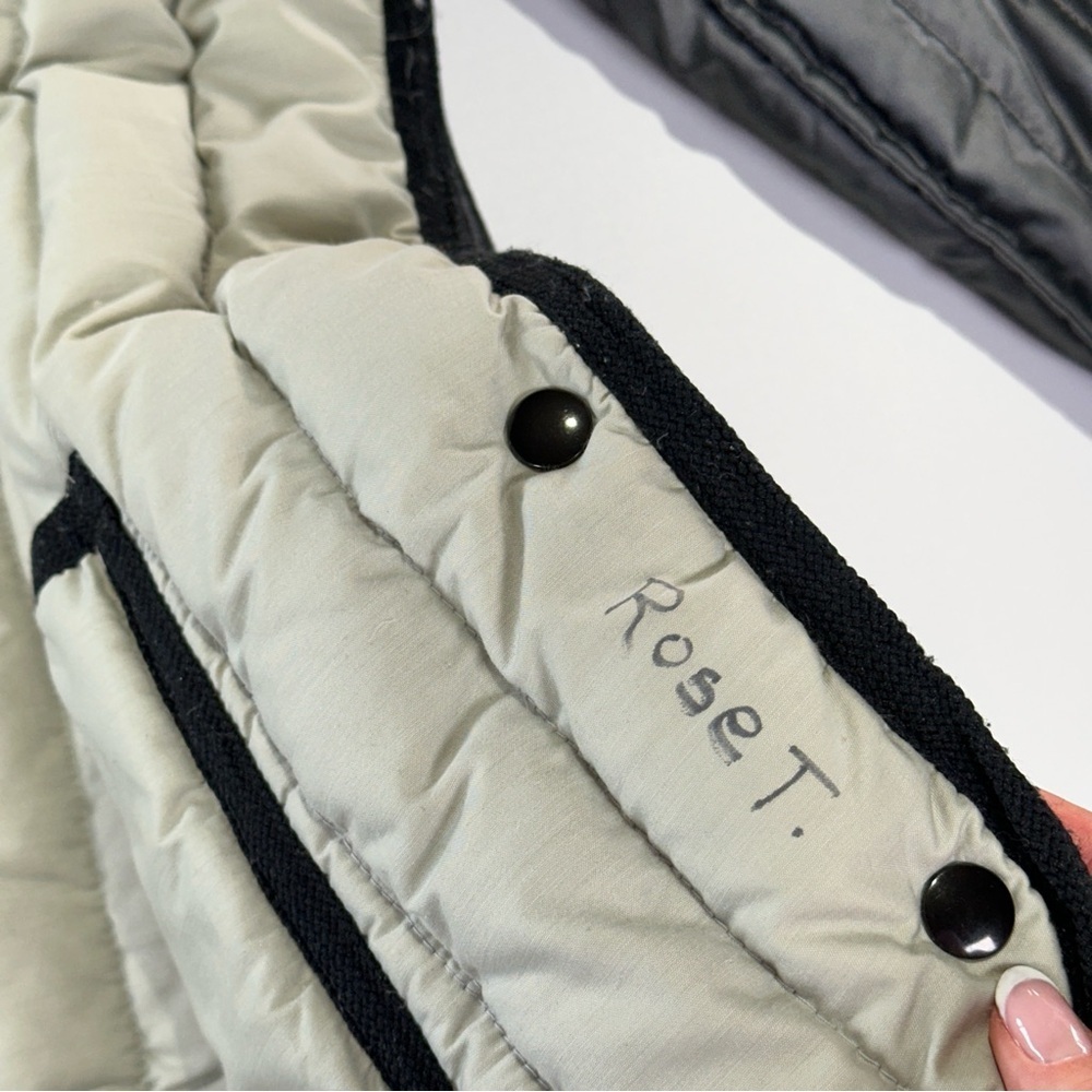 Sharpee Vintage Quilted Down Jacket Utility Snap Front - Picture 6 of 12